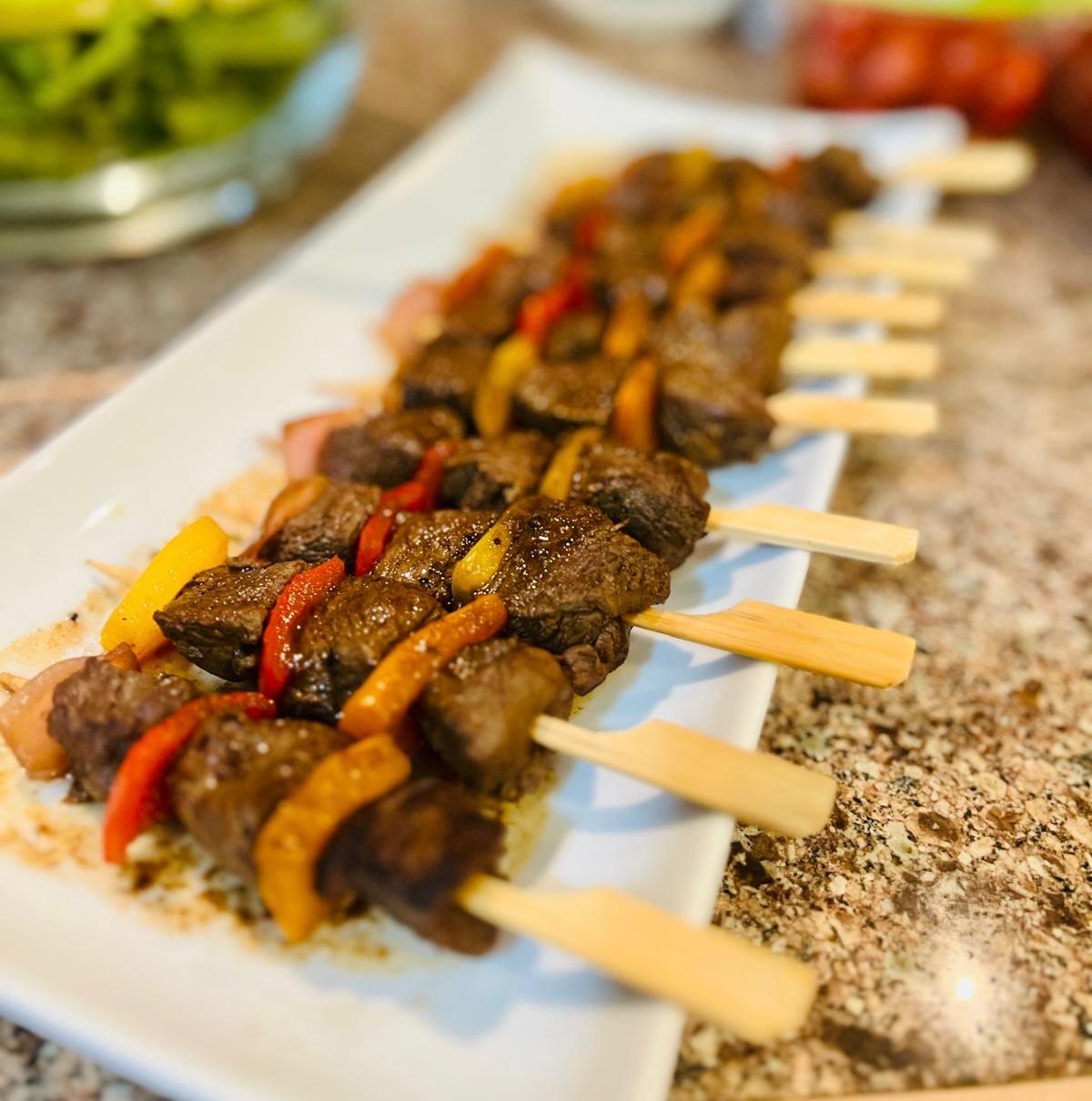 Brochettes de lomo