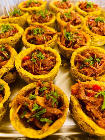 Tostones de ropa vieja